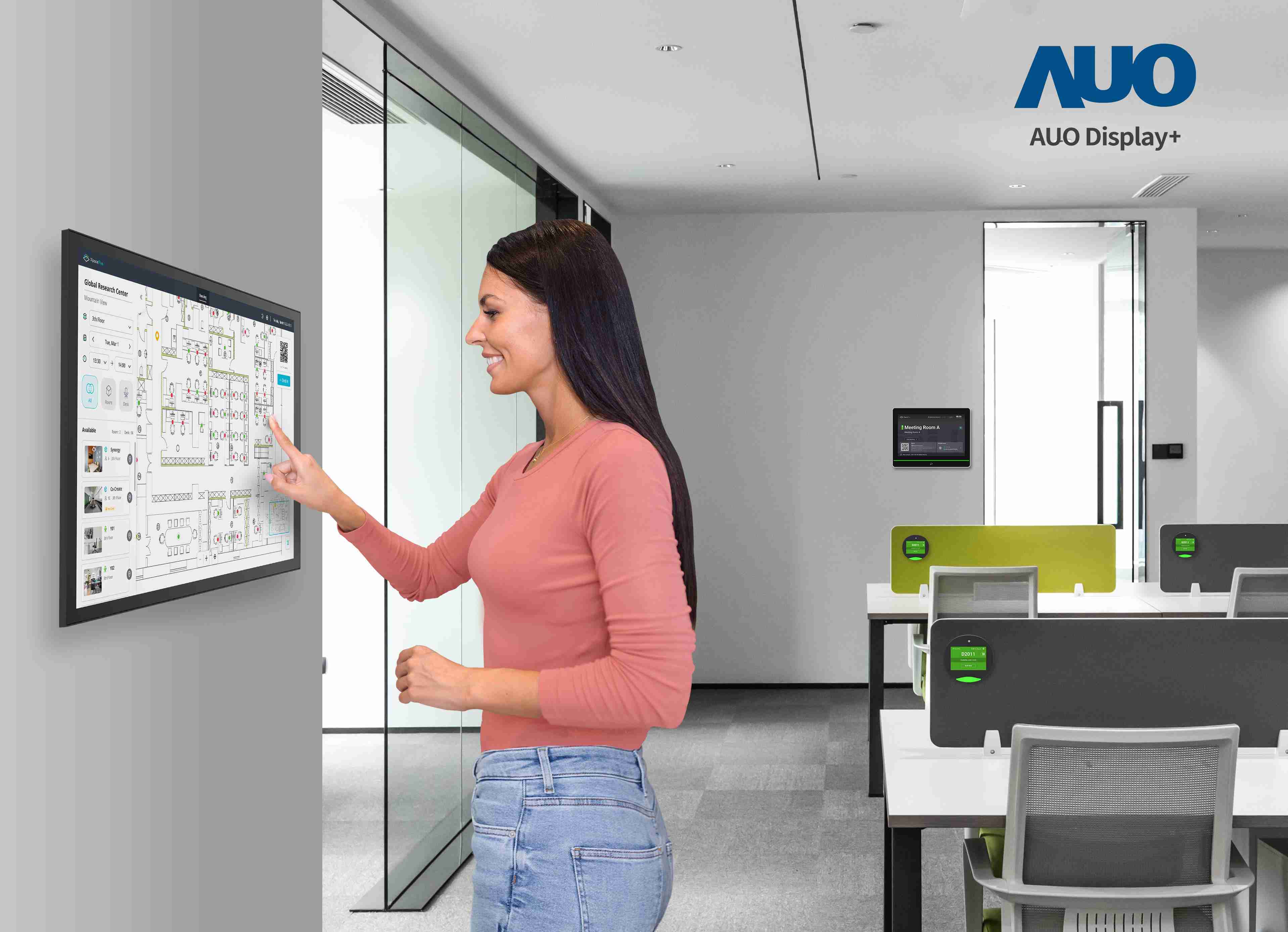 达擎会议空间管理解决方案可应用于空间预约和管理流程，，，将办公空间的查询、、、预约和保留等流程自动化，，，为用户提供更灵活、、弹性的工作模式